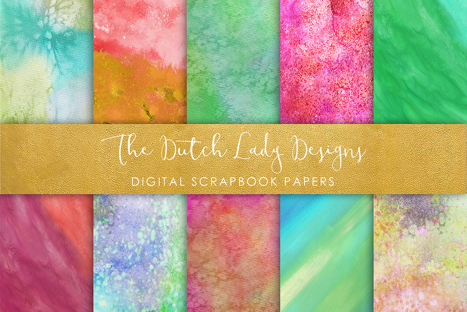 Paint Splatter - Scrapbook Papers in Textures - product preview 8