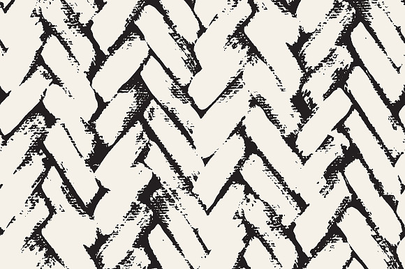 Brush Strokes. Seamless Patterns v.1 in Patterns - product preview 3