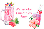 Watercolor Smoothie Pack