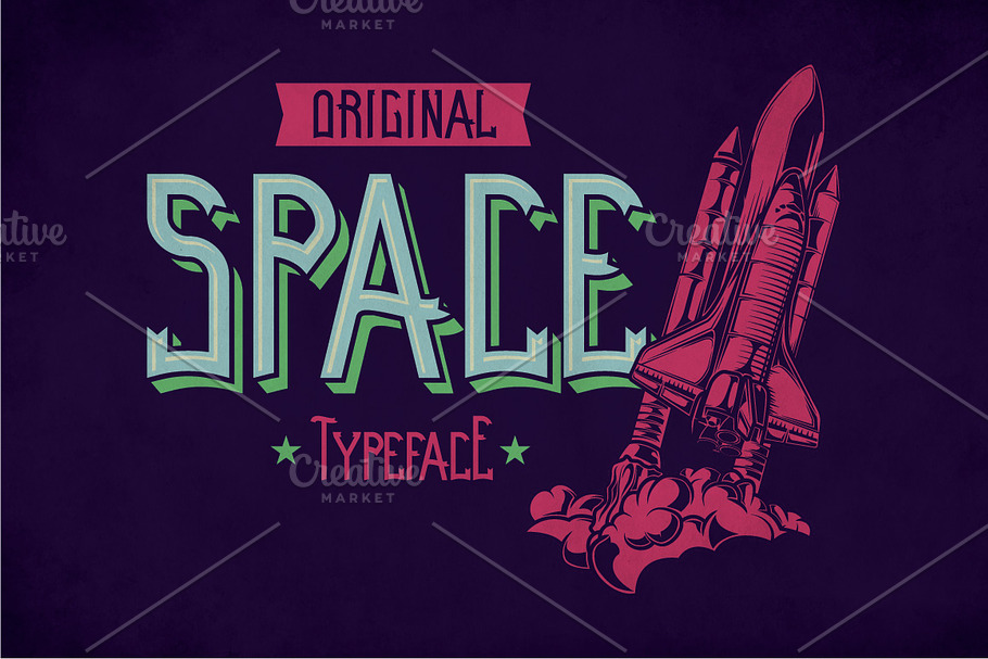 Space Modern Label Typeface in Display Fonts - product preview 8