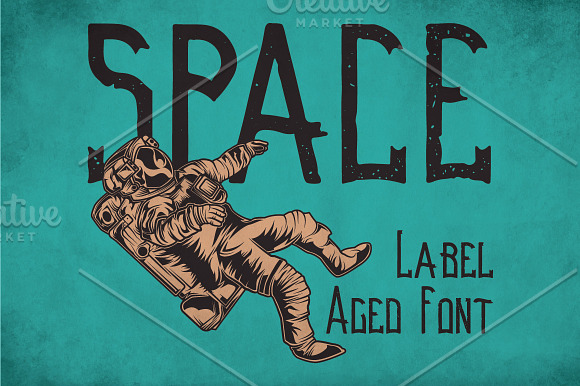 Space Modern Label Typeface in Display Fonts - product preview 2
