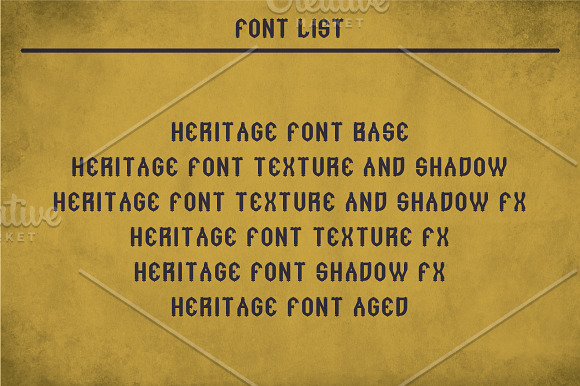 Heritage Vintage Label Typeface in Display Fonts - product preview 5