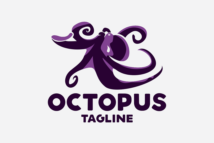 Octopus logo in Logo Templates - product preview 8
