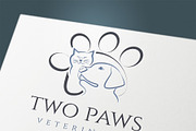 Logo "Two Paws"