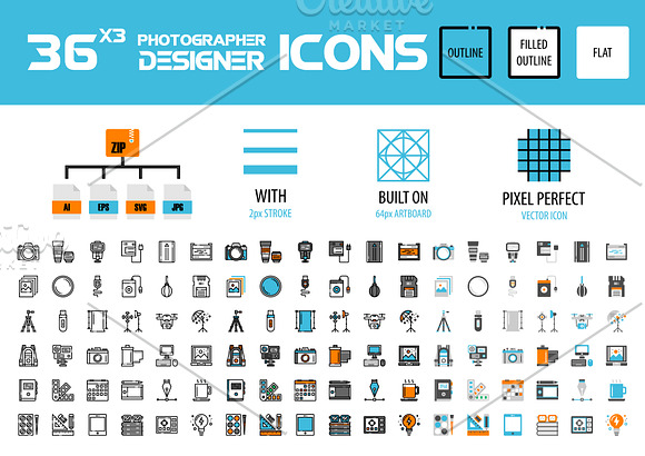 36x3 Photographer & Designer gadget in Graphics - product preview 1
