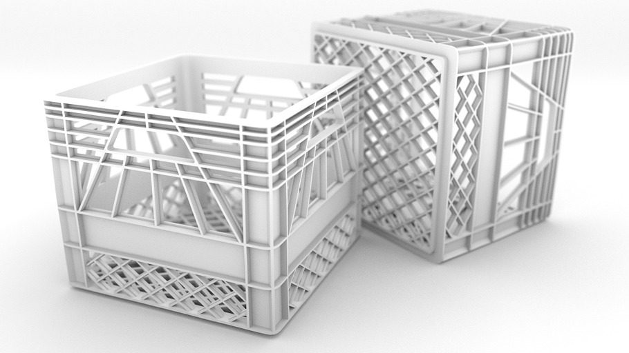 Plastic Crates in Objects - product preview 1