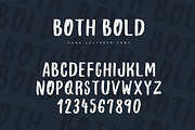 BothBold -Hand-lettered Display font