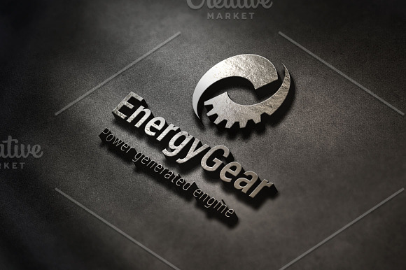 Energy Gear Logo in Logo Templates - product preview 1