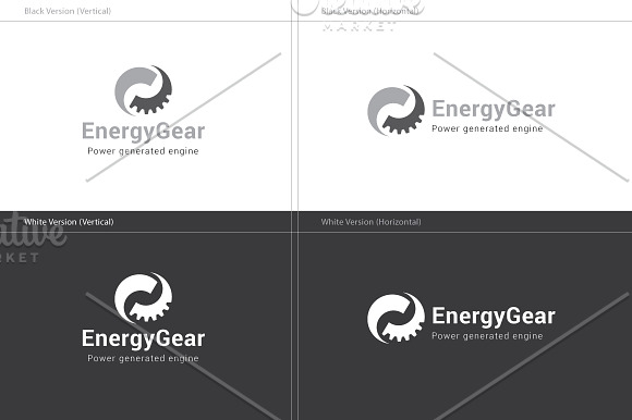Energy Gear Logo in Logo Templates - product preview 4