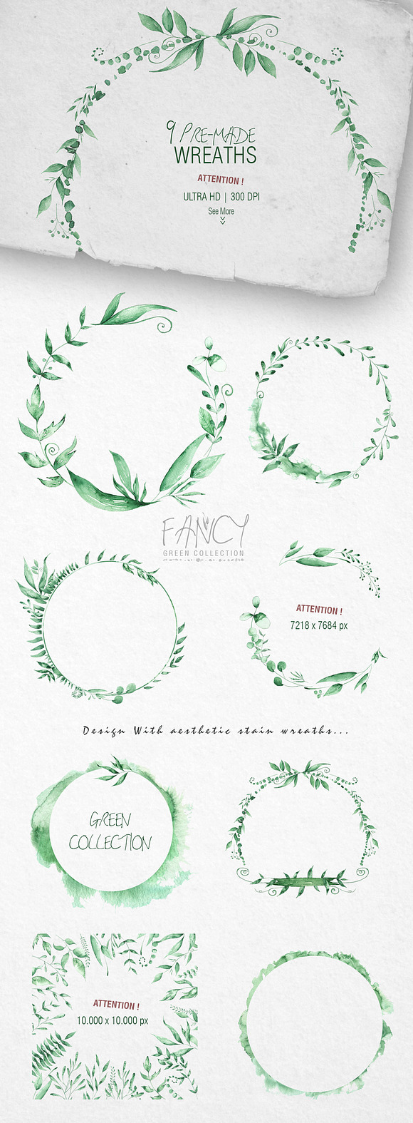FANCY Green Collection %50 OFF in Illustrations - product preview 4