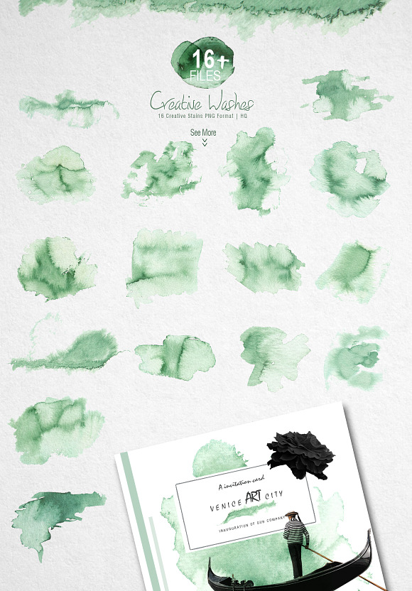 FANCY Green Collection %50 OFF in Illustrations - product preview 8