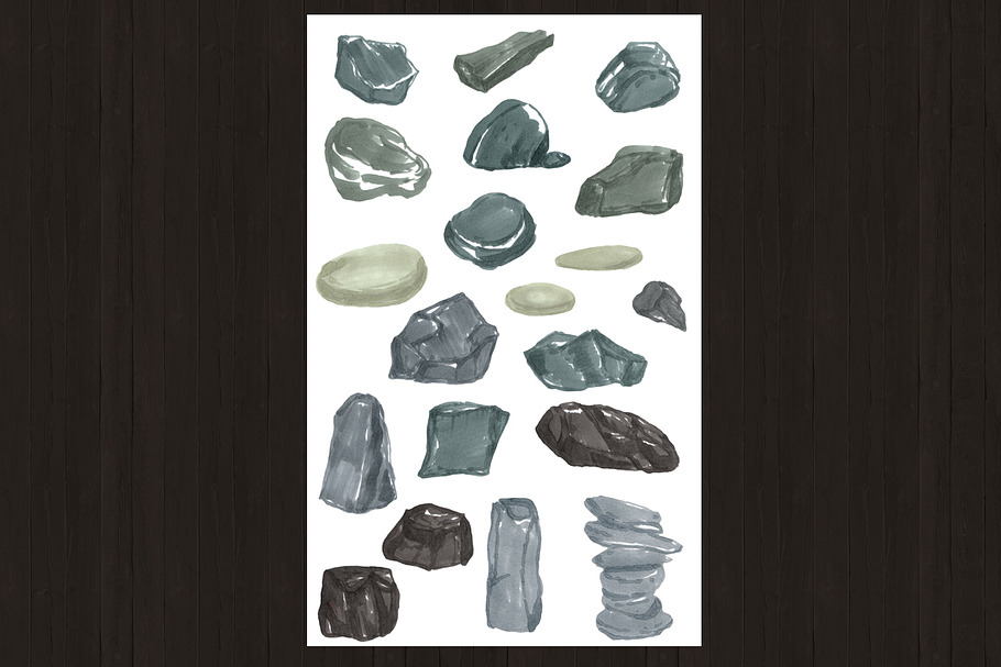 Stones in Illustrations - product preview 8