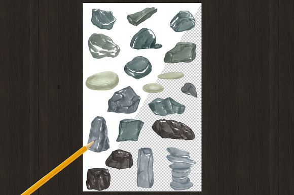 Stones in Illustrations - product preview 1