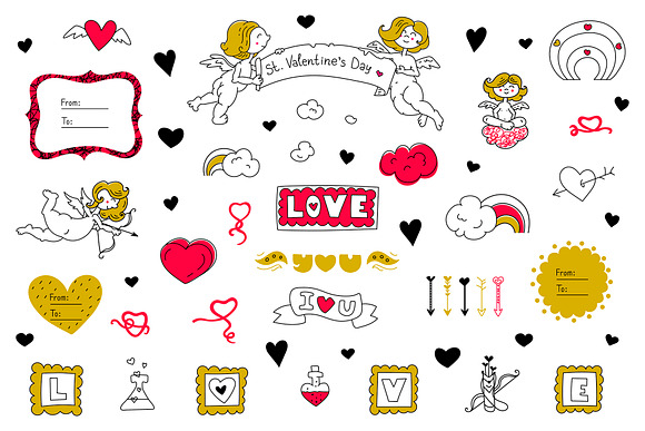 Valentine's Day graphics | BUNDLE in Illustrations - product preview 2