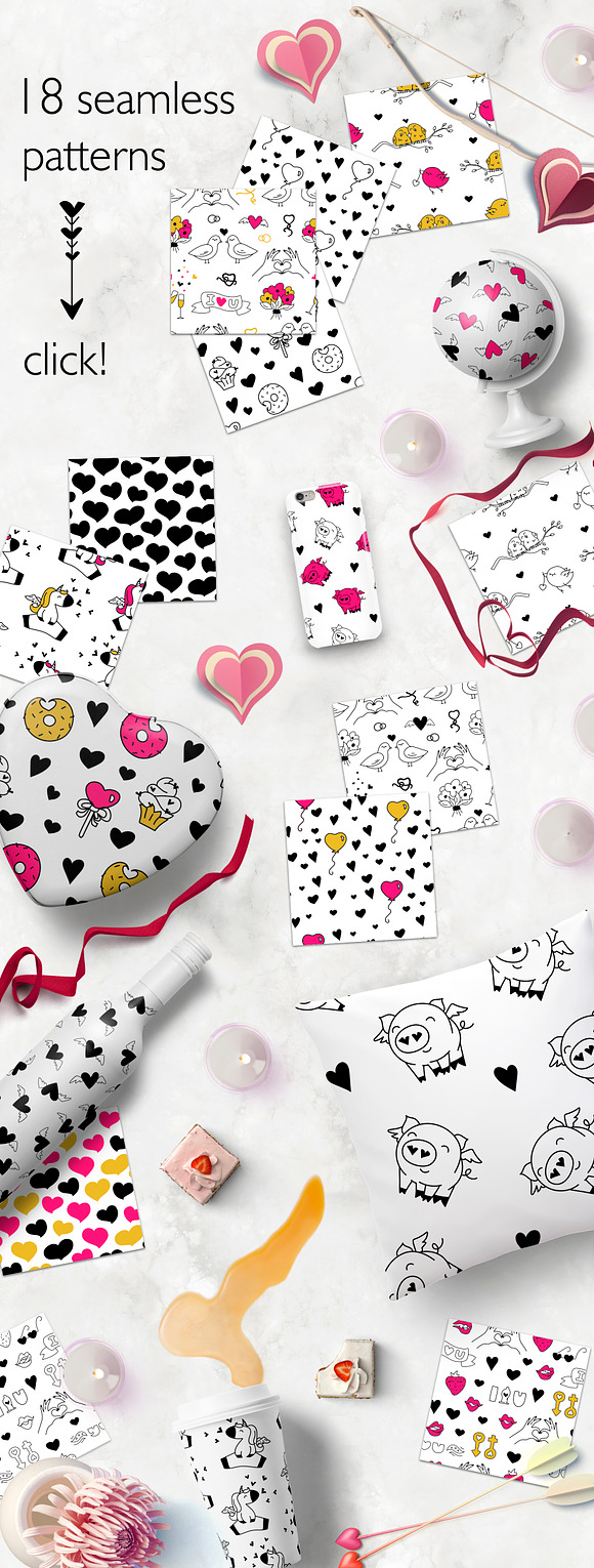 Valentine's Day graphics | BUNDLE in Illustrations - product preview 9