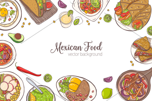 Mexican food in Illustrations - product preview 3