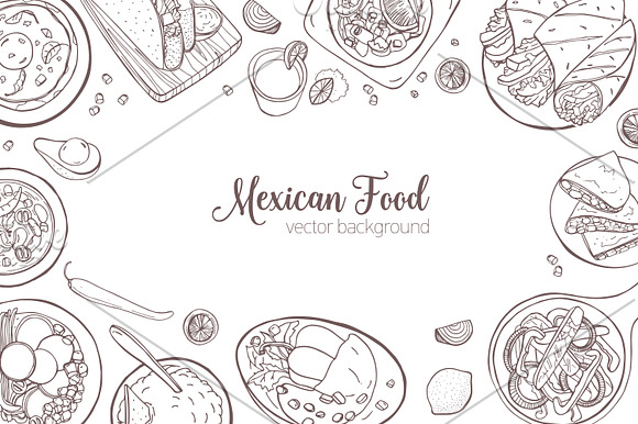 Mexican food in Illustrations - product preview 6