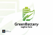 Green Battery - Logo Template