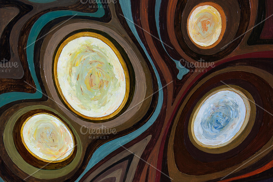 Oil: Abstract Composition in Illustrations - product preview 8