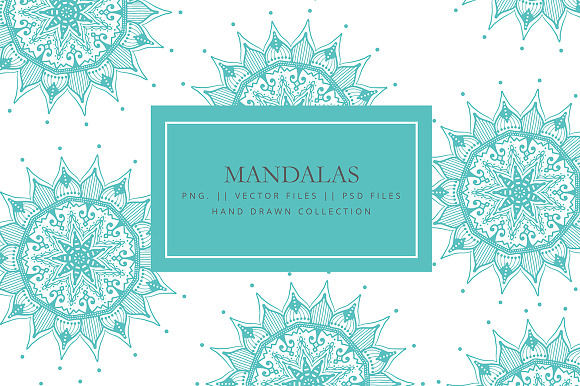 Mandala collection - Hand drawn in Illustrations - product preview 1