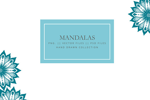 Mandala collection - Hand drawn in Illustrations - product preview 3