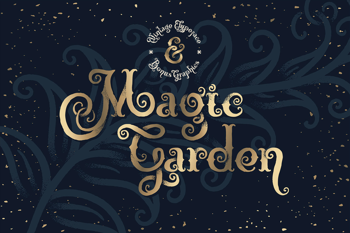 Magic Garden Font & Graphics in Display Fonts - product preview 8