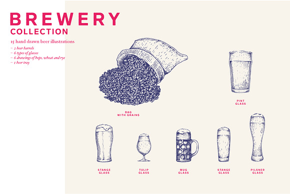 The Beer Collection  in Illustrations - product preview 2