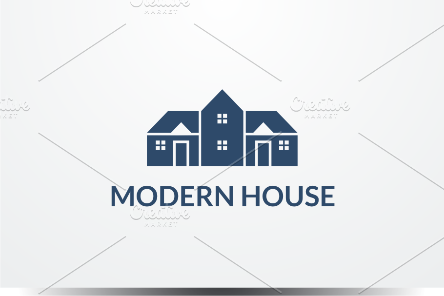 Modern House Logo Logo Templates Creative Market