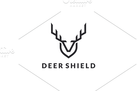 Deer Shield Logo in Logo Templates - product preview 2
