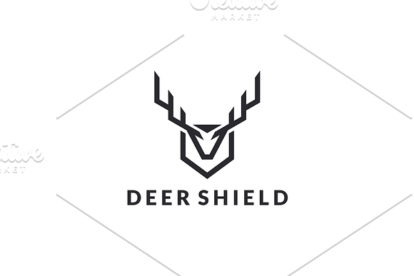 Deer Shield Logo in Logo Templates - product preview 2