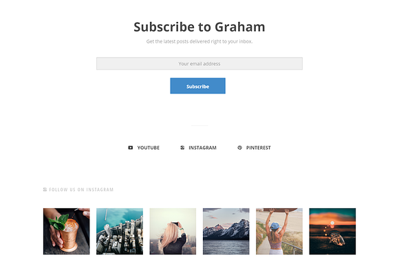Graham – clean Magazine Ghost Theme in Ghost Themes - product preview 3