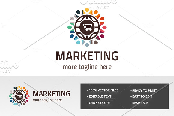 Marketing Logo in Logo Templates - product preview 1