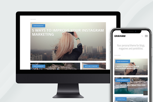 Graham – clean Magazine Ghost Theme in Ghost Themes - product preview 4