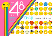 Emoticon icons pack