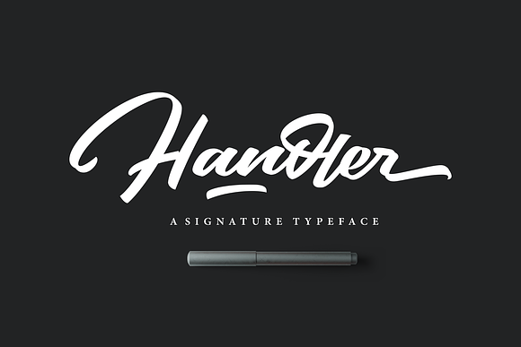 Handler in Script Fonts - product preview 1