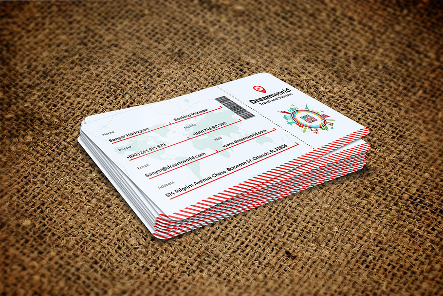 Tour and Travel Business Card