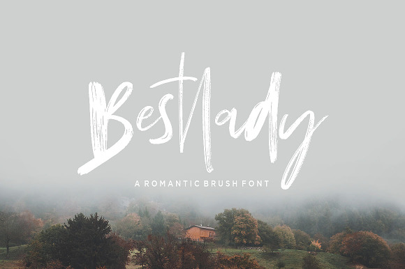 Bestlady Brush Font in Brush Fonts - product preview 9