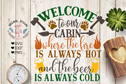 Welcome to the Cabin (SVG, DXF, PNG)