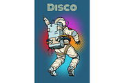 astronaut dancing disco