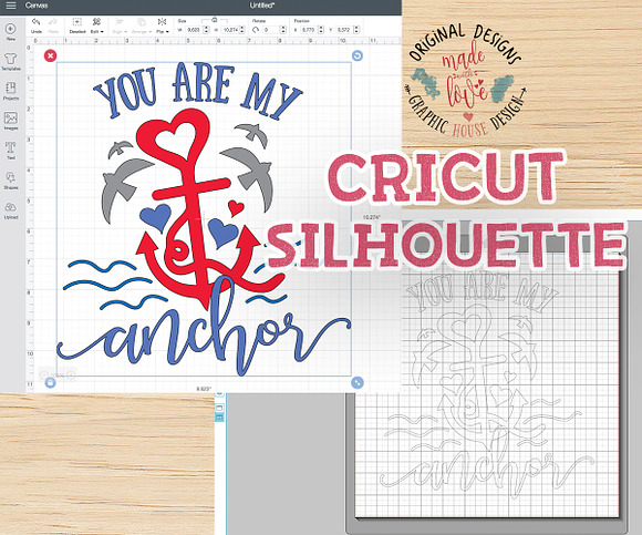 You are my Anchor Cut File/Printable in Illustrations - product preview 1