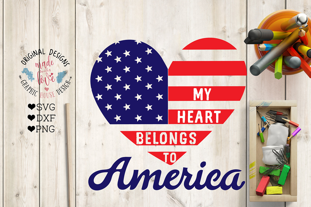 My Heart Belongs to America in Illustrations - product preview 8