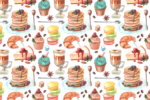 Coffee and sweets in Illustrations - product preview 3