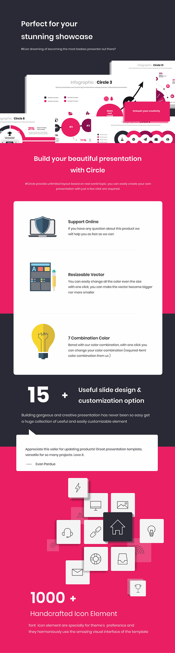 Circle Infographic PowerPoint in PowerPoint Templates - product preview 1