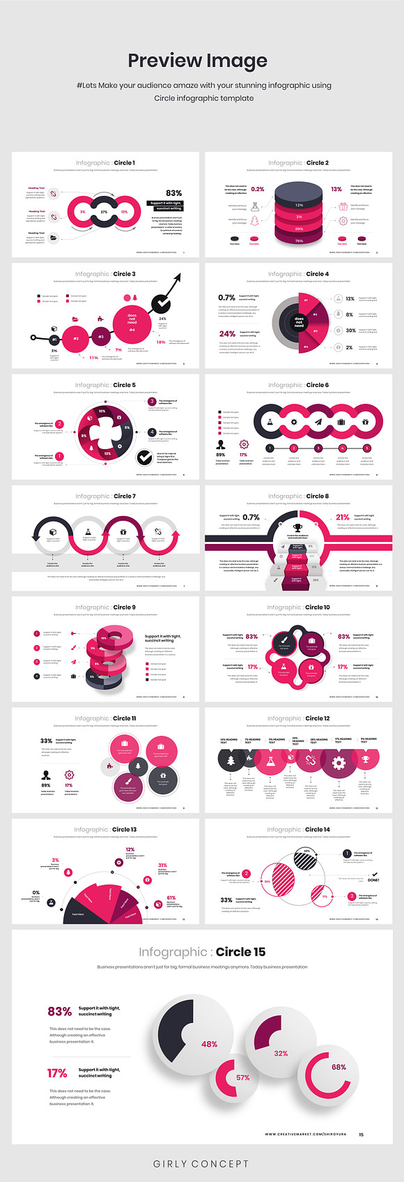 Circle Infographic PowerPoint in PowerPoint Templates - product preview 3