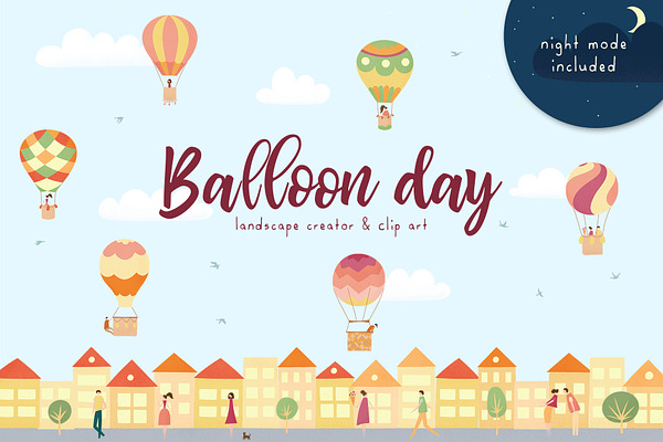 Balloon Day - creator & clipart