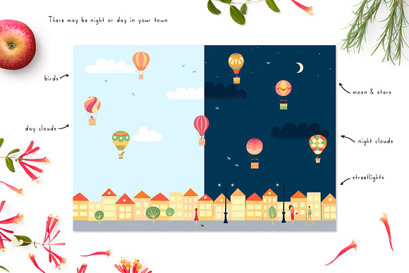 Balloon Day - creator & clipart in Illustrations - product preview 5