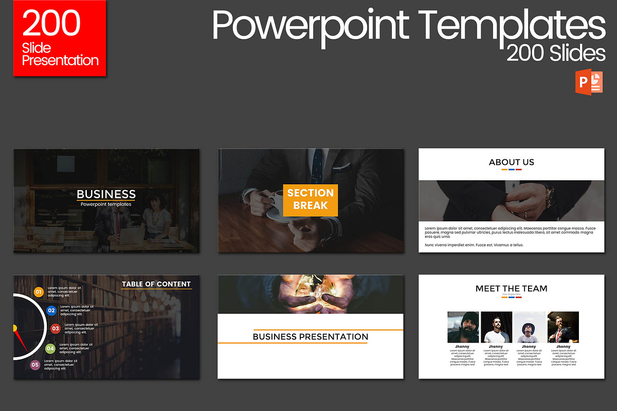 Business Powerpoint Templates in PowerPoint Templates - product preview 8