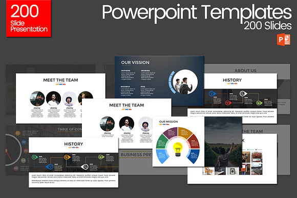 Business Powerpoint Templates in PowerPoint Templates - product preview 1