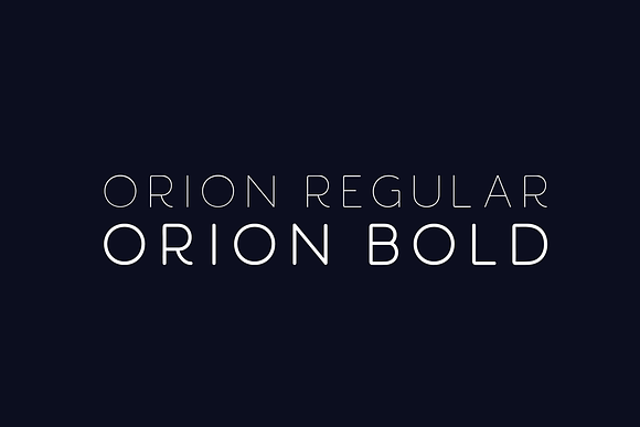 Orion | Display Font in Display Fonts - product preview 3