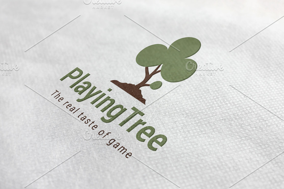 Playing Tree Logo in Logo Templates - product preview 8
